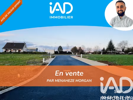 vente terrain à bâtir 630 m²