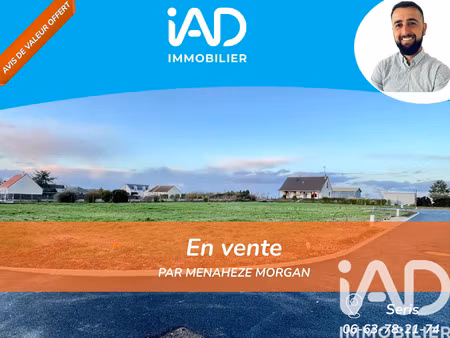 vente terrain à bâtir 698 m²