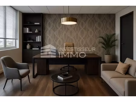 bureau 50 m² - ris-orangis - rénové - climatisation - 500 euros ht hc / mois + 250 euros h