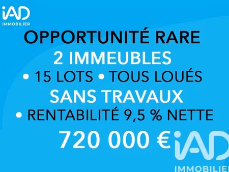 vente immeuble 501 m²