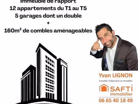 vente immeuble à saint-nazaire centre ville  ville port  petit maroc (44600) : à vendre / 