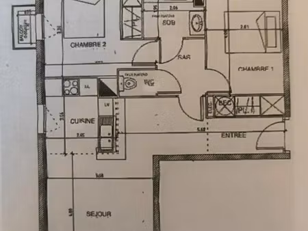 vente appartement 3 pièces à tréguier (22220) : à vendre 3 pièces / 60m² tréguier