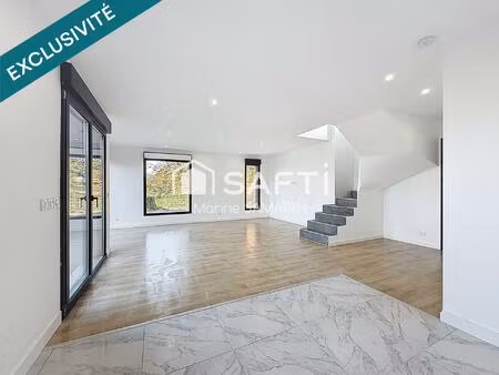 maison récente avec vues lac