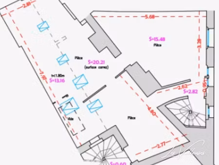 vente appartement 2 pièces 15.25 m² à dieppe (76200)  35 000 €