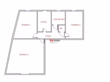 vente appartement 3 pièces 45 m² à saint-amand-les-eaux (59230)  85 000 €