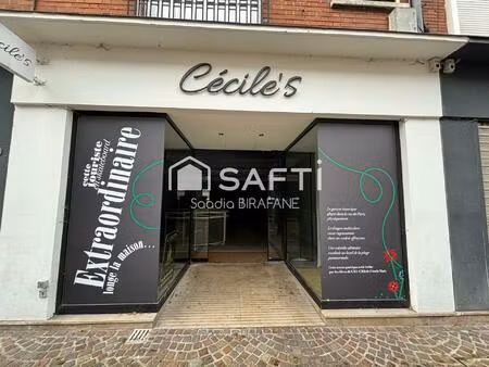 location commerce 2 pièces 120 m² à lens (62300)