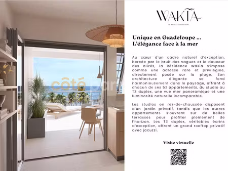 vente appartement à le moule (97160)  199 000 €