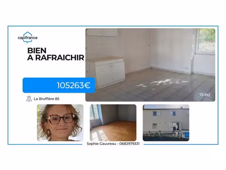 vente appartement 4 pièces 73 m² la bruffière (85530)