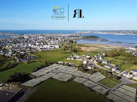 riantec – terrain à bâtir de 509 m² à proximité immédiate du littoral