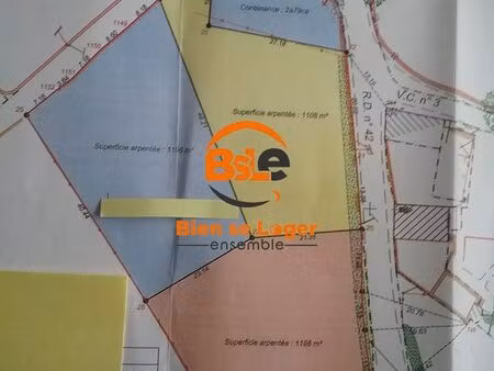 terrain 1108 m² gabrias