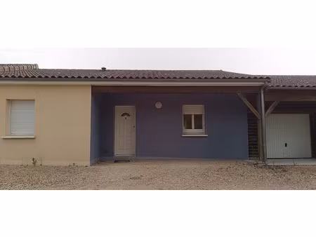 maison plain-pied - 2 chambres - garage - verrieres - 86410