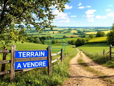 terrain constructible viabilisé 1 200 m2 - garancieres