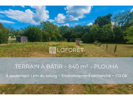 terrain plouha 840 m2