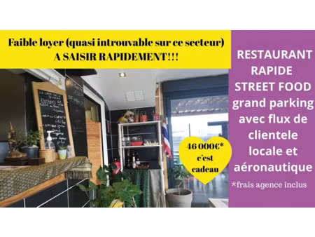 fonds de commerce - restauration rapide - cornebarrieu