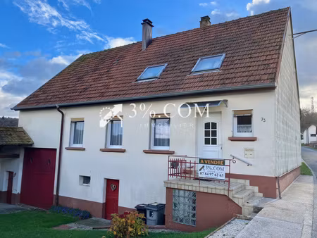 maison de village avec grand hangar