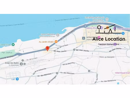 location parking evian les bains 74500