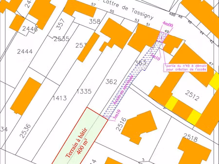 achat terrain 400m² baisieux 59780
