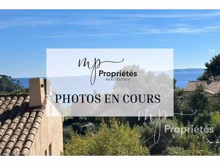 exclusivité – appartement 3 pièces avec vue mer  jardin  véranda et mezzanine