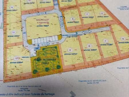 vente terrain à briec (29510) : à vendre / briec