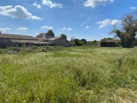 vente terrain 2000 m² à mazeray (17400)  46 000 €