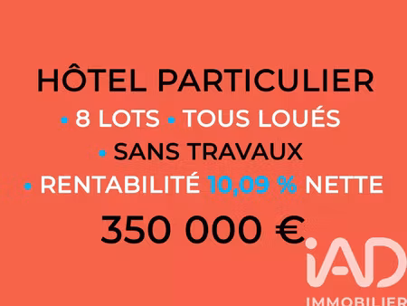 vente immeuble 368 m² tonnerre (89700)