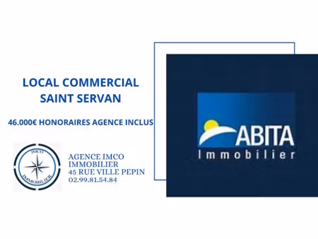 vente locaux professionnels 90 m² à saint-malo (35400)  46 000 €