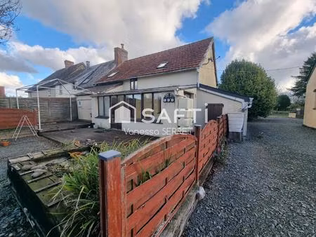 maison 79 m² – terrain 1 001 m² – double garage indépendant