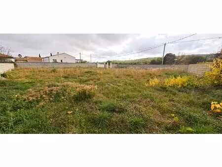 achat terrain 826m² lezignan la cebe 34120