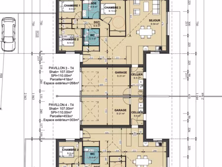 vente maison 4 pièces 107 m² juillan (65290)
