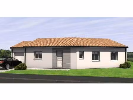 terrain avec maison neuve à vendre