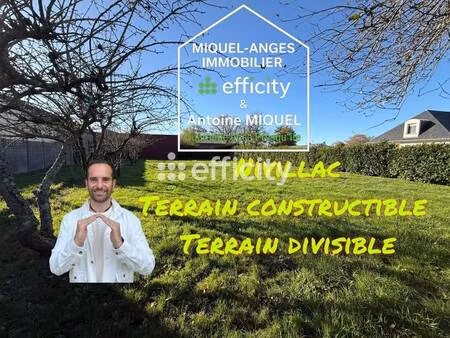 terrain constructible à vendre