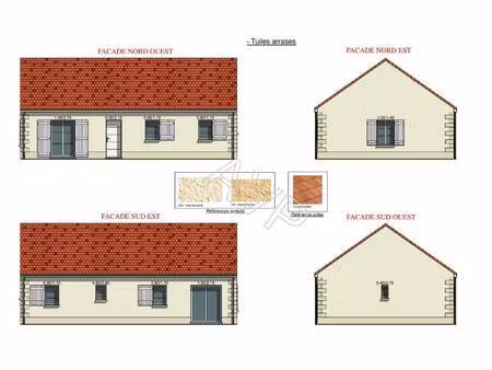 terrain avec maison neuve à vendre