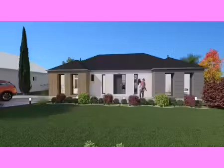 terrain avec maison neuve à vendre
