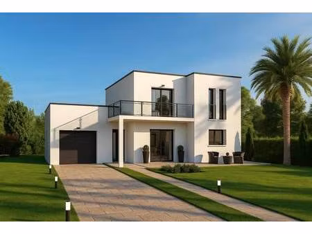 terrain avec maison neuve à vendre