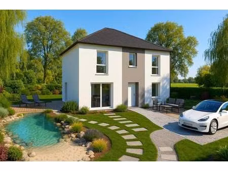 terrain avec maison neuve à vendre