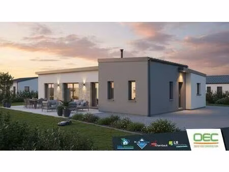 terrain avec maison neuve à vendre