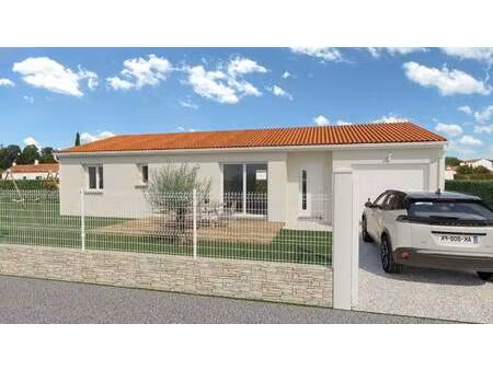 terrain avec maison neuve à vendre