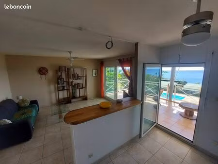 appt meublé 1chb première vue mer et piscine