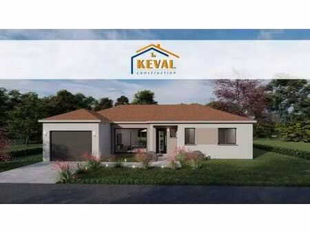 terrain avec maison neuve à vendre