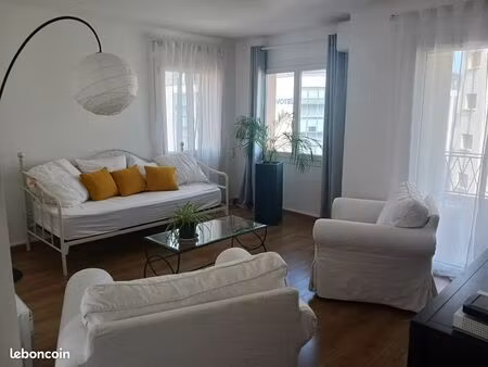 cannes2 pieces meublées bas carnot