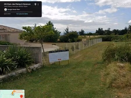 terrains constructibles viabilisés à st peray