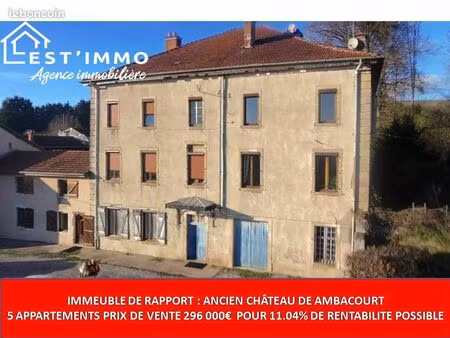 immeuble 445 m² ambacourt