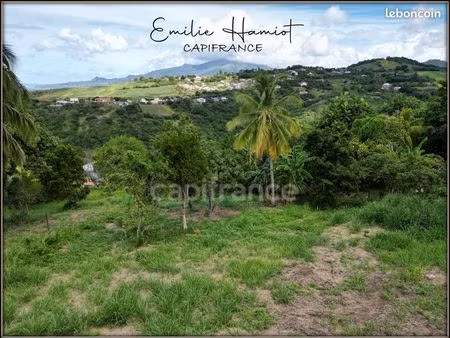 terrain 1 060 m² le carbet