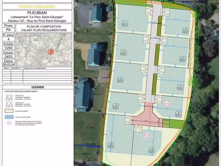 terrain constructible et viabilisé - 818m2 - pleubian (22)