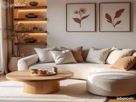 appartement 3 pièces 64 m²