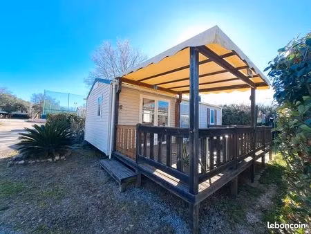 vends mobilhome de 32m2 avec 2 chambres