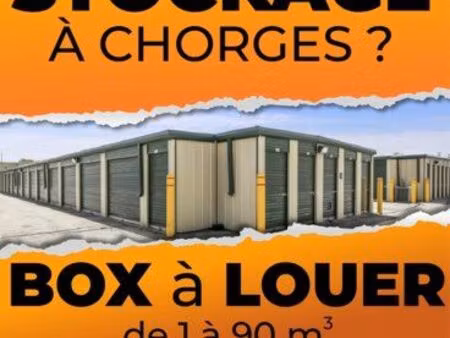 box de stockage & garde meubles chorges