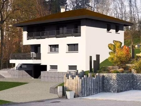 terrain avec maison neuve à vendre