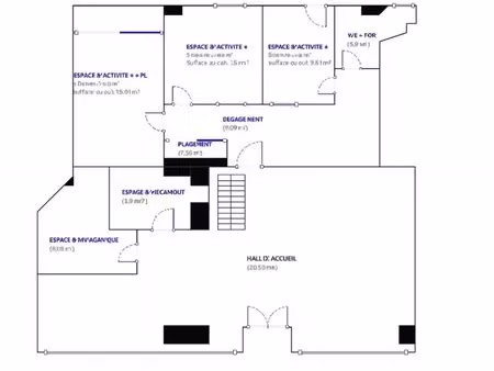 local commercial 117 m² pantin