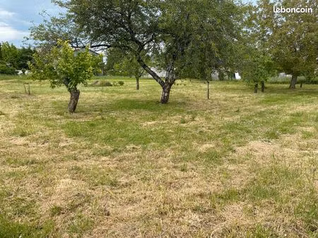 très beau terrain au cœur d’un village entre cognac et saintes